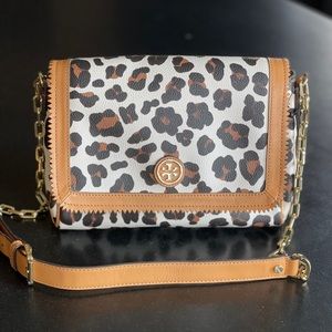 Tory Burch Leopard Crossbody Purse
